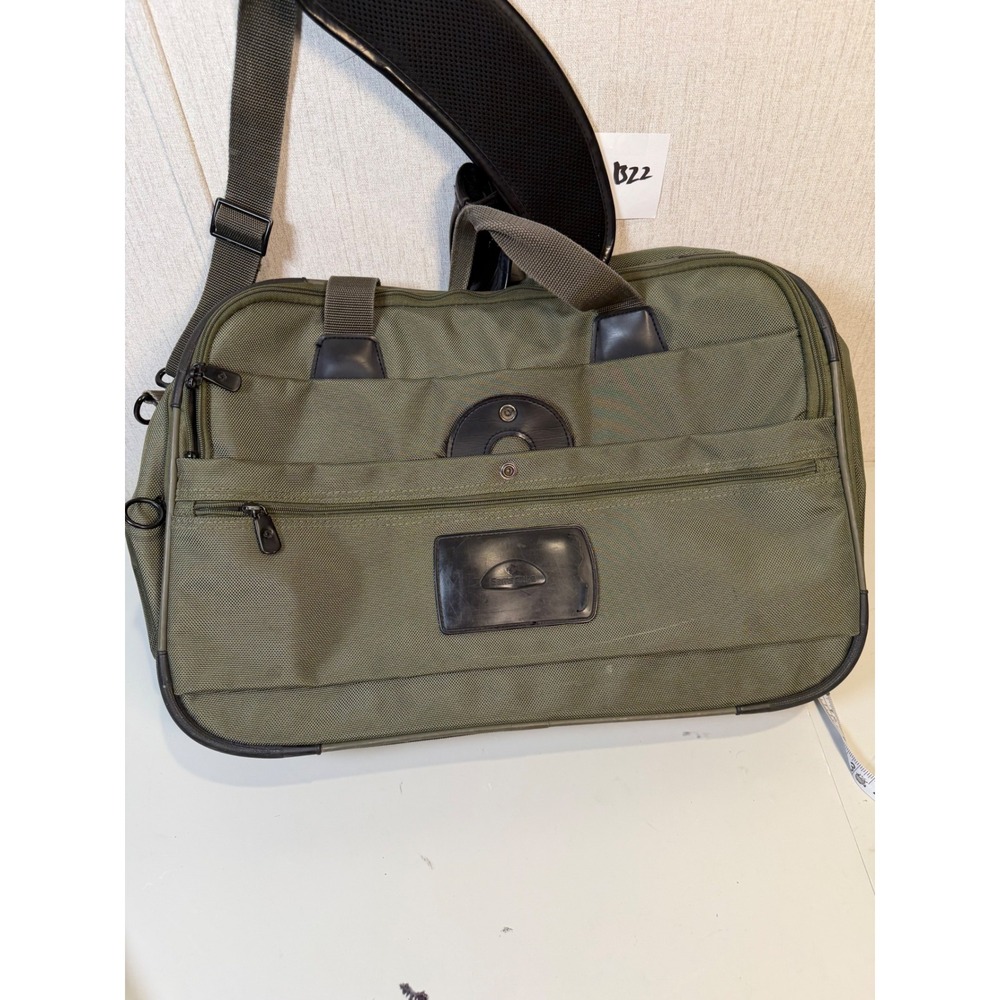Samsonite Expandable Laptop Carry On‎ Bag Soft Shell Shoulder Case Green